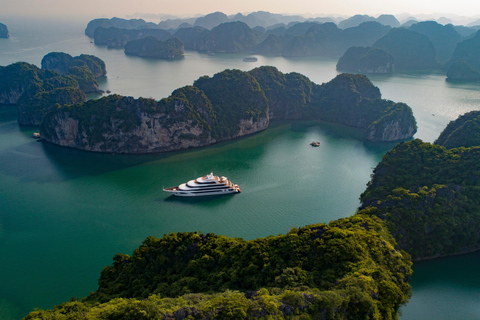 From Hanoi: Visit Ha Long Bay 3 Days With A 5-Star Cruise Private Tour & Private Car Transfer With A Luxury Cruise