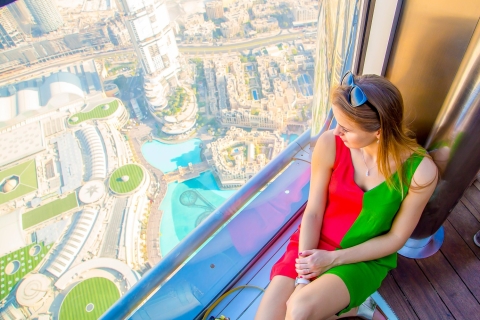 Dubái: ticket combinado acuario y pisos 124/125 Burj KhalifaTicket: acuario de Dubái y piso 124 del Burj Khalifa