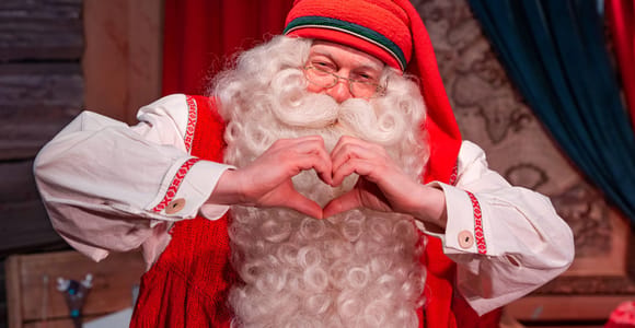 Rovaniemi: Santa Claus Village + Husky & Reindeer Sled Ride