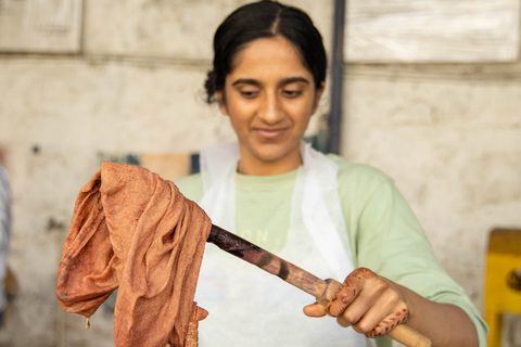 Jaipur: Natürliches Färben, Blockdruck, Tie &amp; Dye Workshop