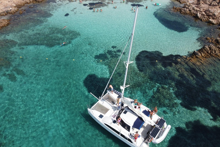 From Palau: Maddalena Archipelago Catamaran Tour with Lunch