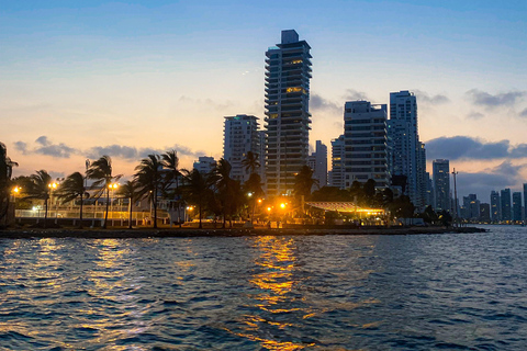 Cartagena: recorrido por la bahía en bote deportivo