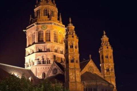 Mainz: guided evening tour of the Rhine embankment/old town in German and English