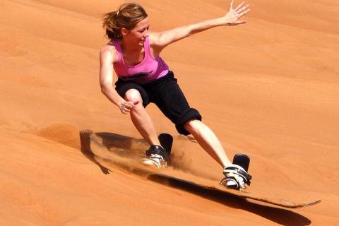 Doha: Private Desert Safari with Camel Ride & Sandboarding