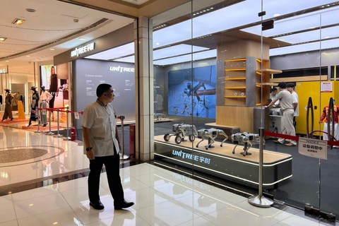 Future Shanghai: Humanoid Robots, Tesla & Luxury Icons
