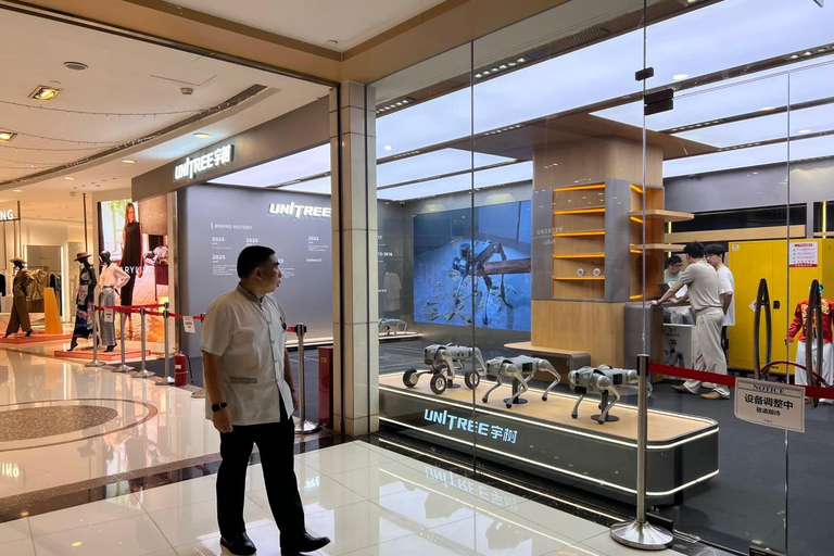 Future Shanghai: Humanoid Robots, Tesla & Luxury Icons