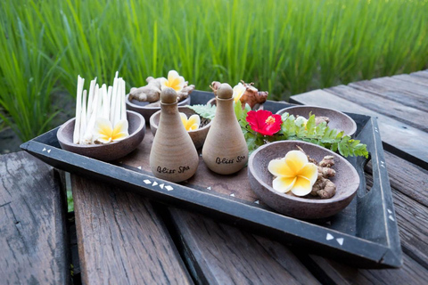 Ubud: Luxury Spa Relaxing Package with Amidst Rice Field 3 Hour Honeymoon Package Meet at Meeting Point