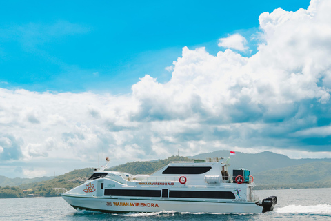 Bali : Billet de bateau rapide pour Gili Trawangan, Gili Air, LombokDe Lombok (Bangsal) à Bali (Padangbai)