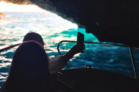 Speed Boat Tour to Blue Cave, Lady of Rocks and Mamula