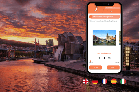 Bilbao's Historic Center: A self-guided tour created by an official guide Getxo Suspension Bridge + Historic Quarter Tour on your mobile