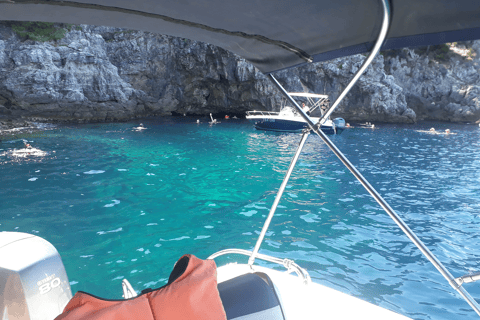 4-Hour Boat tour Blue cave and Beach with free drinks 2,5H BLUE CAVE AND BEACH TOUR