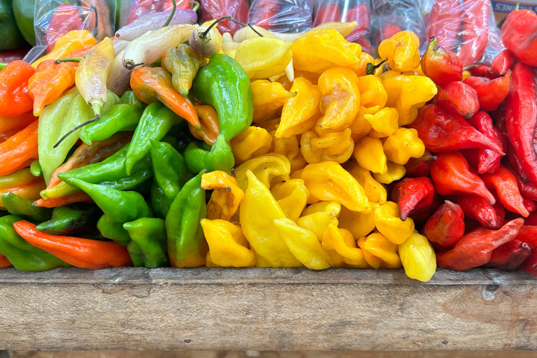 Lima: Food tour with a visit to a local market and tastings.