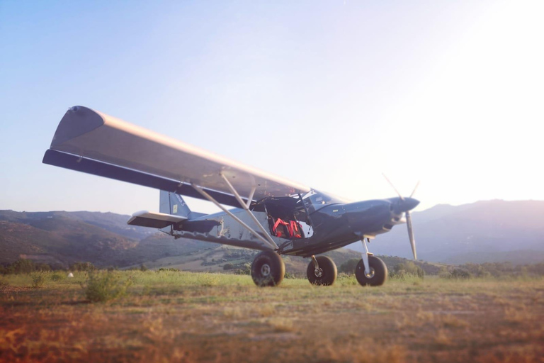 Microlight flight in Haute-Corse