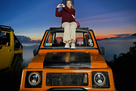 Bali: Sunrise Tour by 4WD Jeep and Instagramable Cafe Enttrance Tickets to The Janu Natural Hot Spring