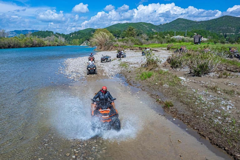 Antalya: Quad & Buggy Safari Adventure w/Zipline Experience Quad Safari -Single Participant