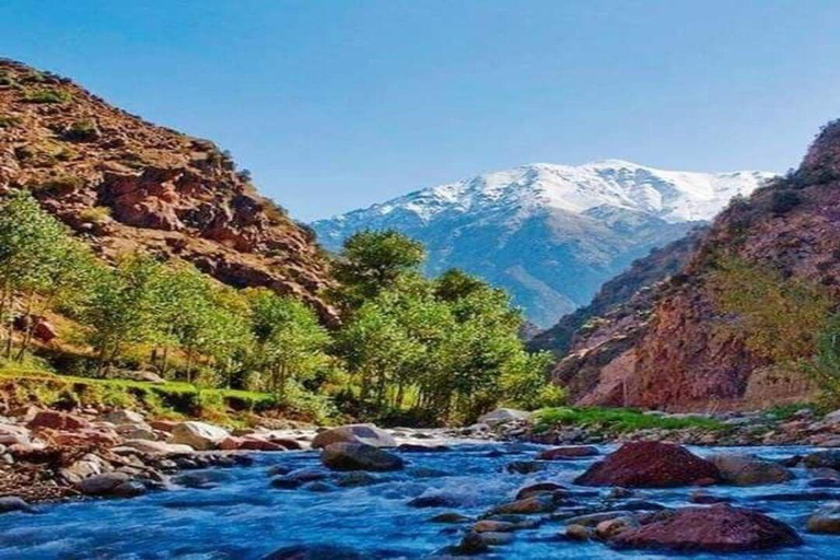 Marrakech à la vallée de l&#039;Ourika - Excursion d&#039;une journée avec déjeuner et cascadeExcursion d&#039;une journée panoramique de Marrakech à la vallée de l&#039;Ourika, déjeuner et ca
