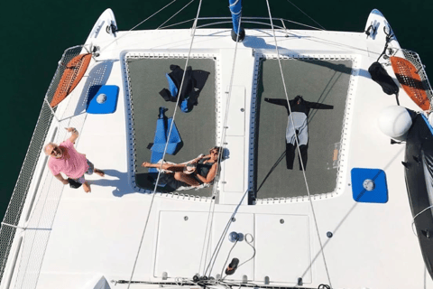 Lisbon: Sailing Experience on a Exclusive Catana 50 Lisbon: Private 2-Hour Catamaran Tour on the Tejo River