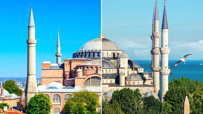 Istanbul: Hagia Sophia Ticket with Audio Guide & Blue Mosque