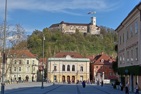 Ljubljana: Old Town Guided Walking Tour in French