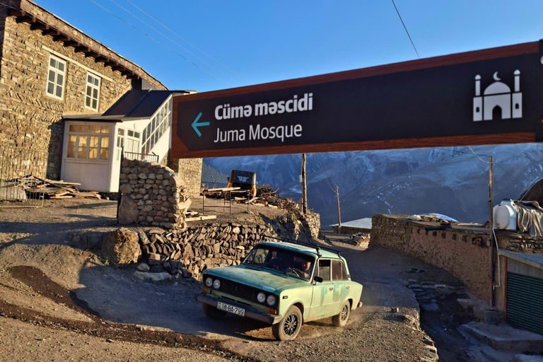 Guba-Khinalig Group Tour with handmade lunch options Baku: Candy Cane, Guba, Khinaliq village with Homemade Lunch