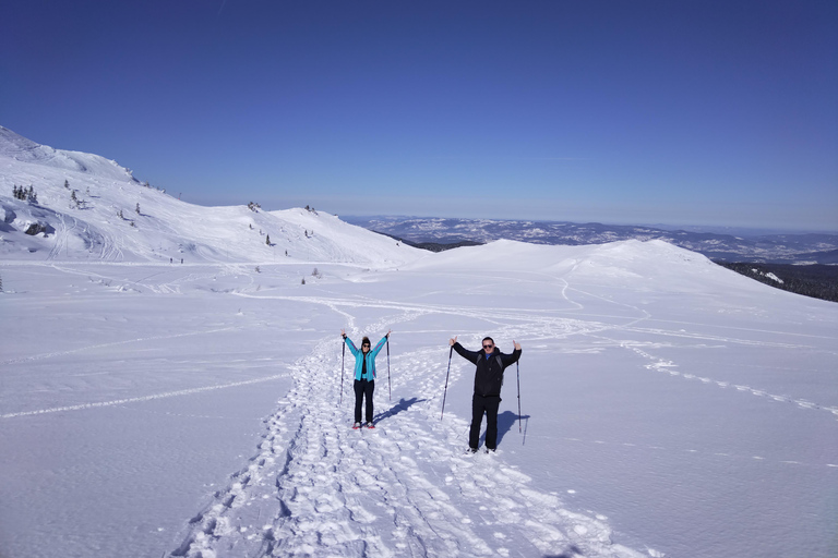 Snowshoeing on Mount Jahorina