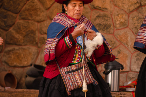 Authentic Andean Experience: Moray, Maras Salt Mines, and Chinchero Textile