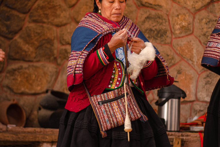 Authentic Andean Experience: Moray, Maras Salt Mines, and Chinchero Textile
