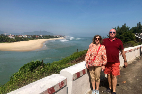 Hue naar Hoi An met privé auto via Hai Van pas, Golden Bridge