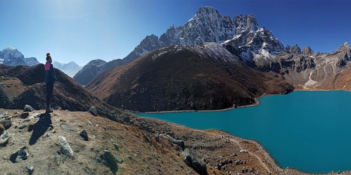 View From Gokyo Ri Luklasta: Gokyo Ri Everest Region Trek: 10 Day Gokyo Lake & Gokyo Ri ...