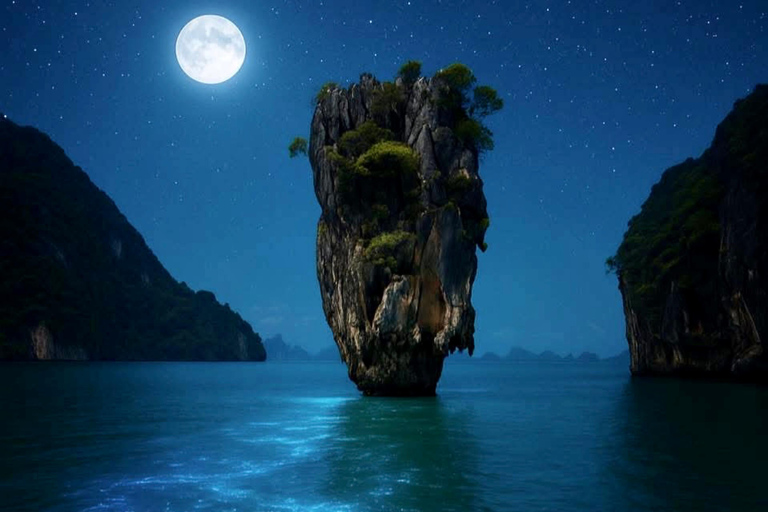 Phuket: Phang Nga Bay Bioluminescent Plankton Canoe day Trip
