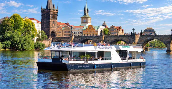 Prague 50-Minute Sightseeing Cruise on an Electric Catamaran