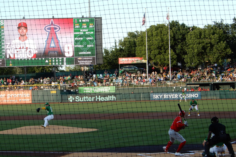 Sacramento: The Athletics Baseball Game Ticket Home Plate Seating