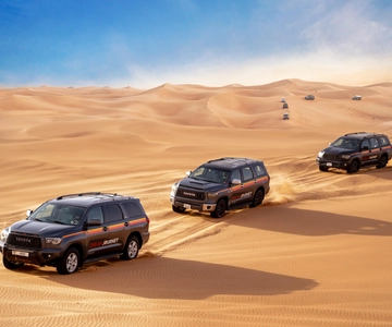 Dubai Desert Trail: Guided Quad/Polaris and Red Dunes Safari