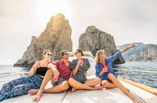 Sorrento: Tour esclusivo di Capri in barca e Grotta Azzurra opzionale