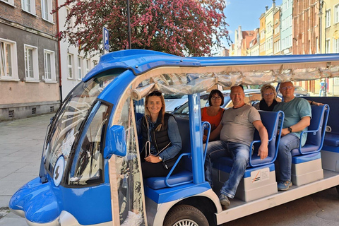 Gdansk: City Tour Golf Cart Main & Old City Sightseeing Tour Group Shared Regular Tour From Meeting Point