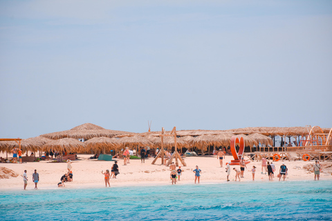 Hurghada: Luxury Catamaran Semi Submarine & Island & Sunset Luxury Catamaran Island With Private Transfer