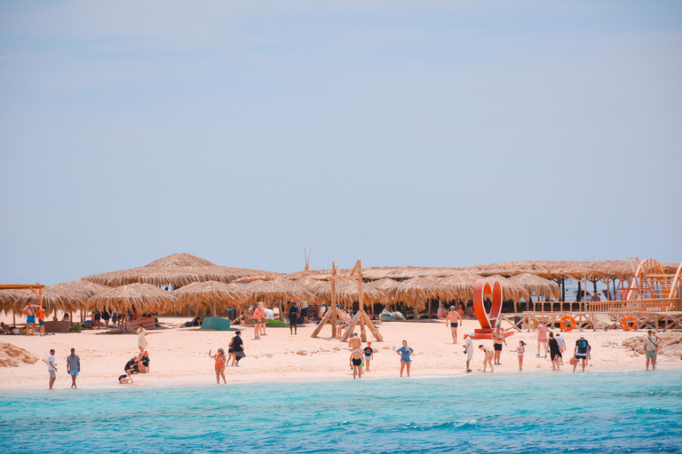 Hurghada: Luxury Catamaran Semi Submarine & Island & Sunset Luxury Catamaran Island With Private Transfer