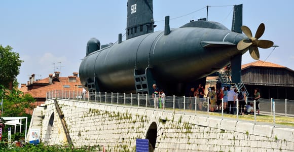 Venice, Submarine Enrico Dandolo and Naval History Museum