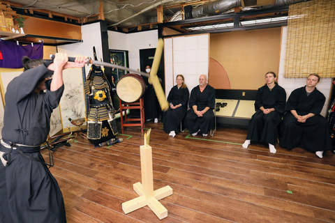 Osaka: Learn Bushido - Trial Slashing with Samurai Sword Trial slashing in Bushido with Samurai Sword real sharpnes