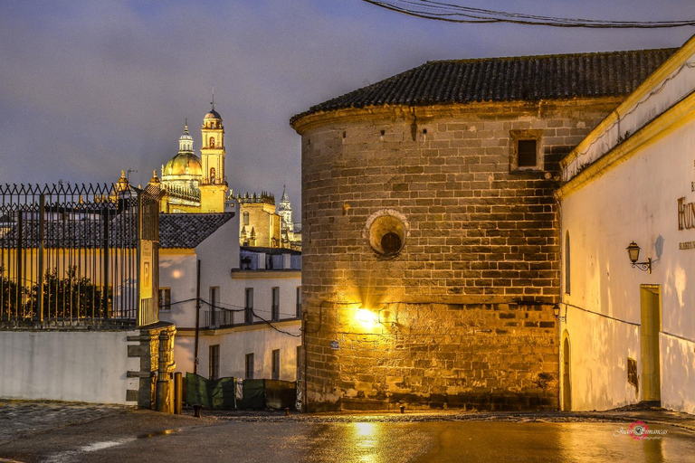 Jerez au coucher du soleil