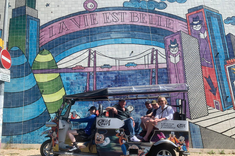 Tour privati di Lisbona in tuk-tuk 100% elettricitour privati di Lisbona in tuk-tuk 100% elettrici