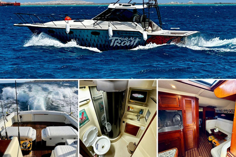 Hurghada: Przygoda wędkarska na Morzu Czerwonym z nurkowaniem i lunchem