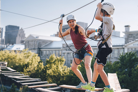 Montreal: Voiles En Voiles Aerial Park Admission Ticket Great Adventure Admission Ticket