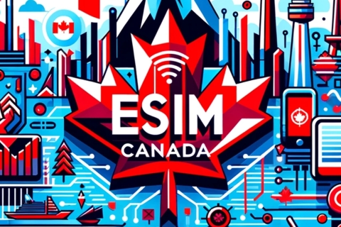 Canada : 20 GB 30-Day E-Sim Data Planesim Canada 365 jours 35GB