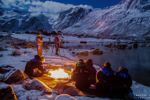 Tromsø: Nordlicht-Tour mit Abendessen und Heißgetränken