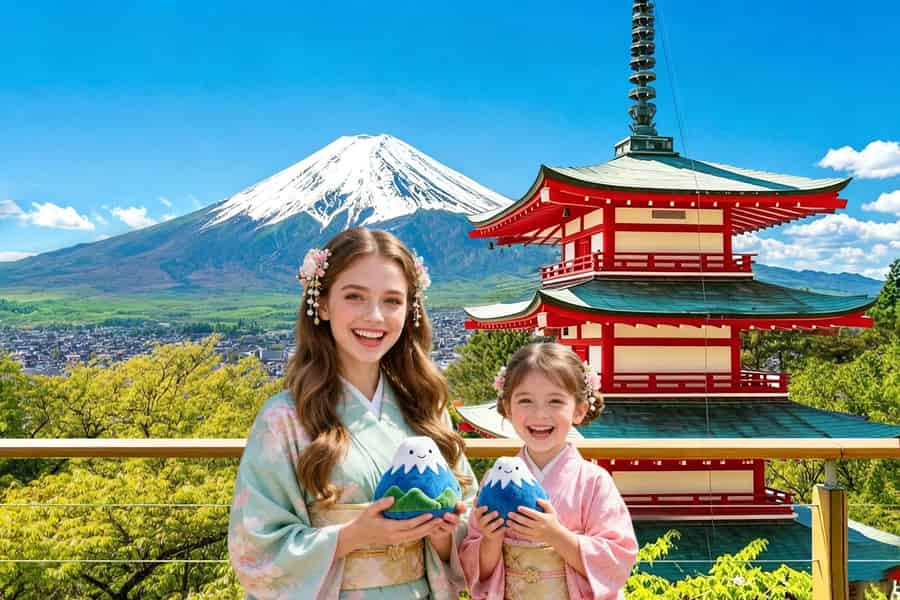 Tokio: Berg Fuji, Tenjoyama-Seilbahn, Oishi-Park, Oshino Hakkai. Foto: GetYourGuide Tokio: Berg Fuji, Tenjoyama-Seilbahn, Oishi-Park, Oshino Hakkai. Foto: GetYourGuide