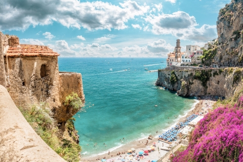 Z Neapolu: całodniowa wycieczka na wybrzeże AmalfiWybrzeże Amalfitańskie – mała grupa i rejs
