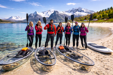 Tromso: Sommaroy Standup Paddleboarding Tromso: Stand-up paddling and salmon picnic on Sommaroy