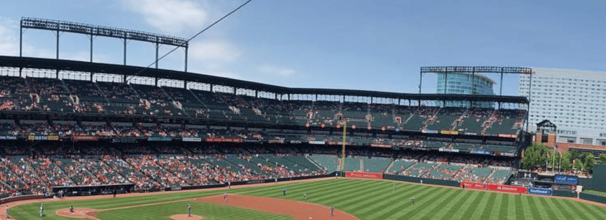 Baltimore : Match de baseball des Orioles de Baltimore à l'Oriole Park