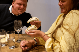 Classe di cucina dell'empanada a Buenos Aires